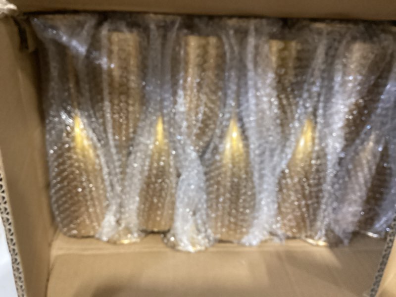 Condition photo showing New/Like New for xuwaidsgn acrylic champagne flutes toasting glasses unbreakable mimosa bar reusable wine glasses vintage champagne flutes stemmed drinking cups 5.4 oz for christmas birthday (24, gold) gold 24