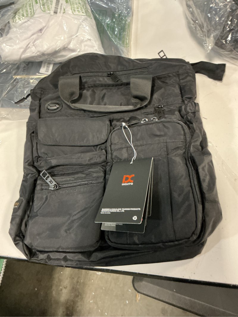 Condition photo showing Good Condition for ix inoxto mens messenger bag laptop shoulder bag computer work office bag waterproof briefcases for travel work black
