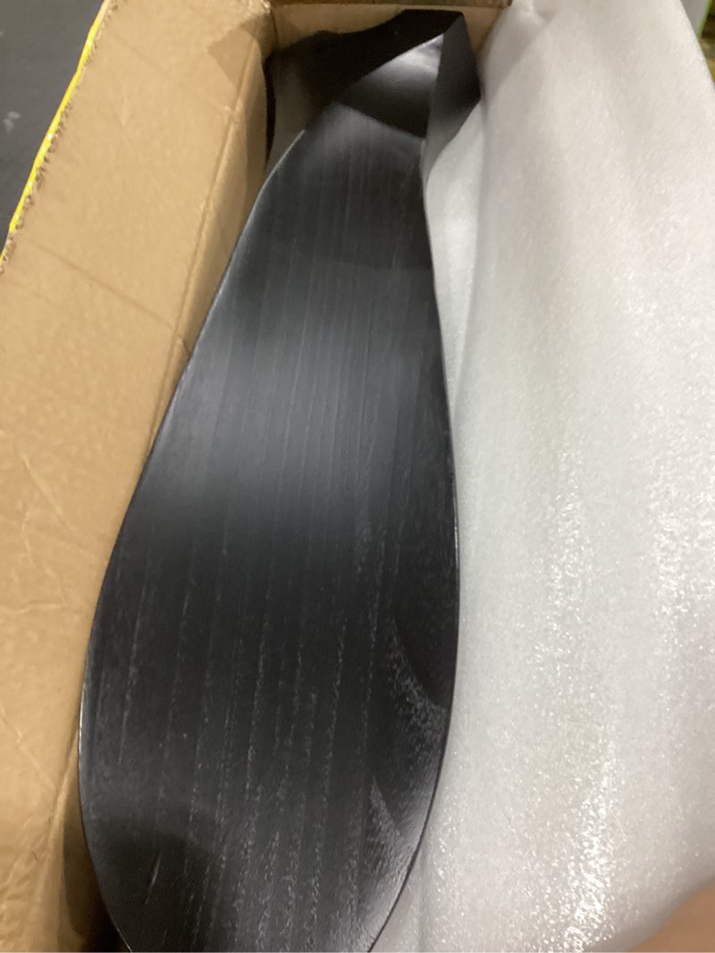 Condition photo showing Good Condition for outdoor ceiling fan no light for patios, 52 inch ceiling fans without lights with smart app and remote control, wet rated 3 blades wood propeller modern fan for exterior outside, high cfm, black 52 inch matte black