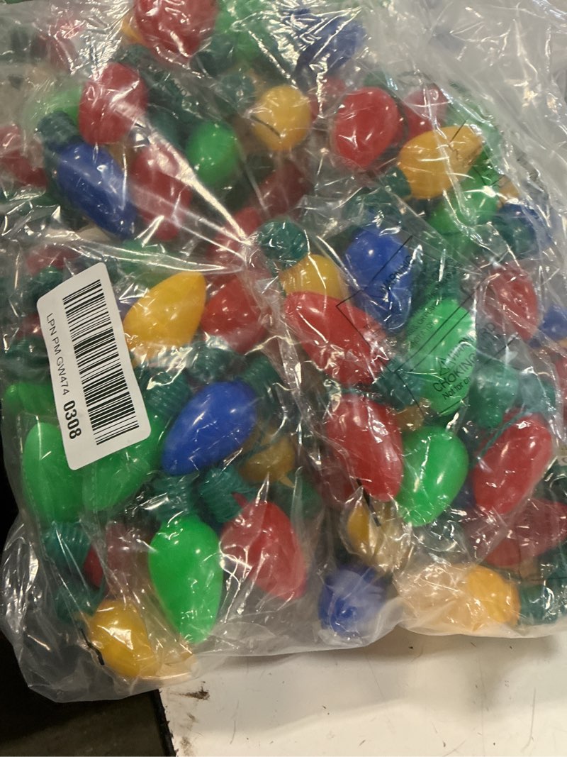 Condition photo showing Good Condition for amenon 14 pack mardi gras light up necklaces, mardi gras party supplies, 6 lighting modes, holiday accessories party favors, st patrick day party supplies