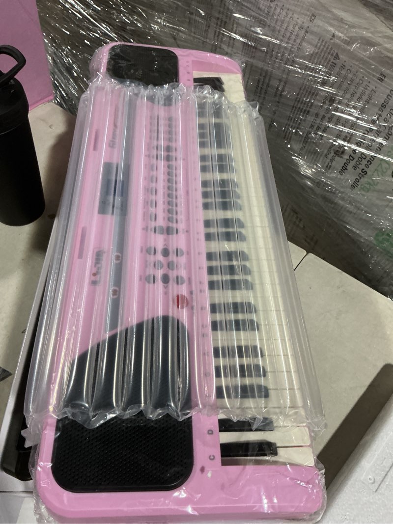 Condition photo showing Good Condition for iMeshbean 61 Key Music Electronic Keyboard Electric Digital Piano Organ w/Stand Optional (Pink keyboard with stand)