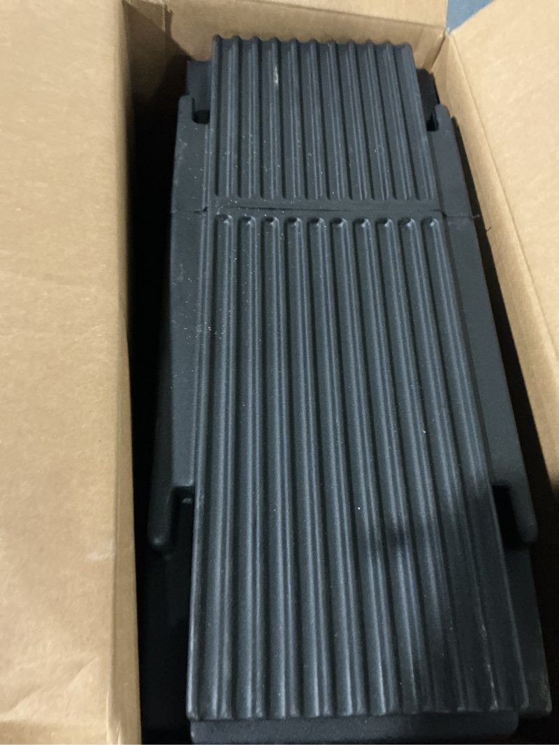 Condition photo showing As Is for step2 post mount black plastic standard mailbox