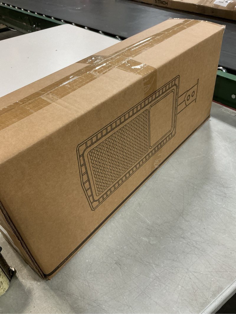 Condition photo showing New/Like New for 200W LED Parking Lot Lights Outdoor, 26000LM Commercial Street Light with Dusk to Dawn Photocell, IP65 Waterproof, 6500K 100-277V Slip Fitter Mount Shoebox Pole Lights for Yard Garage 2 Pack