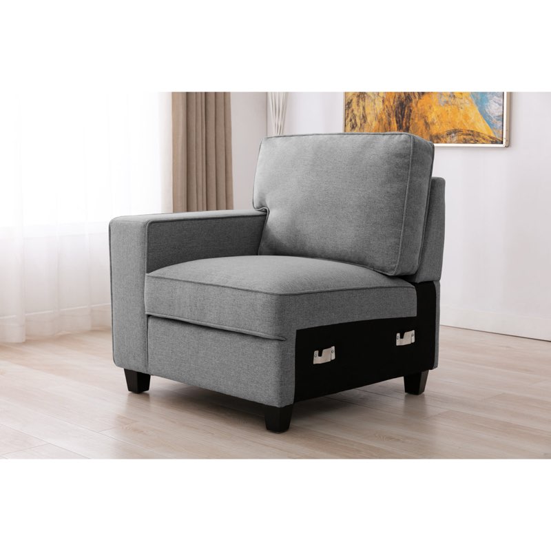 ((incomplete missing Part Similar ))McCordsville Symmetrical Modular Corner Sectional with Ottoman