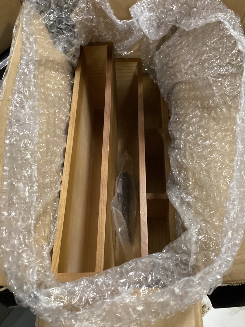 Condition photo showing Good Condition for dreampossible brown wood desk organizer and accessories with drawer, bill mail organizer and file mail holder for office supplies, rustic desk accessories & workspace organizers brown b