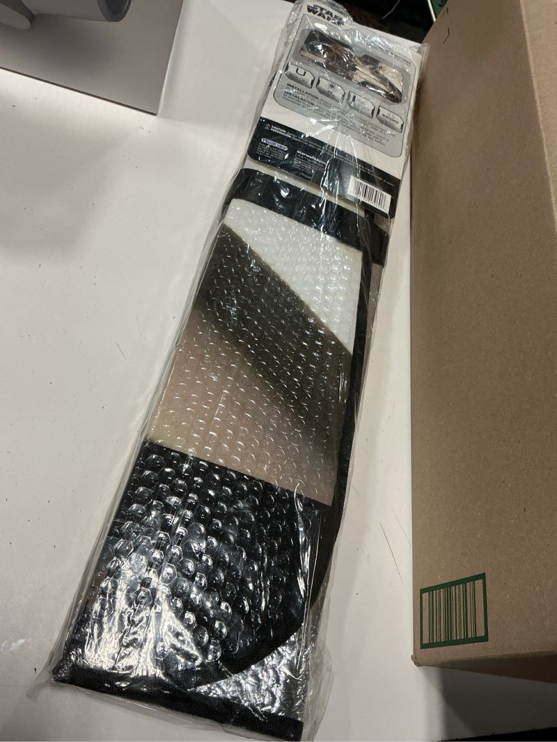 Condition photo showing Good Condition for plasticolor 003960w01 star wars baby yoda accordion sunshade for car truck suv the child arrived, silver