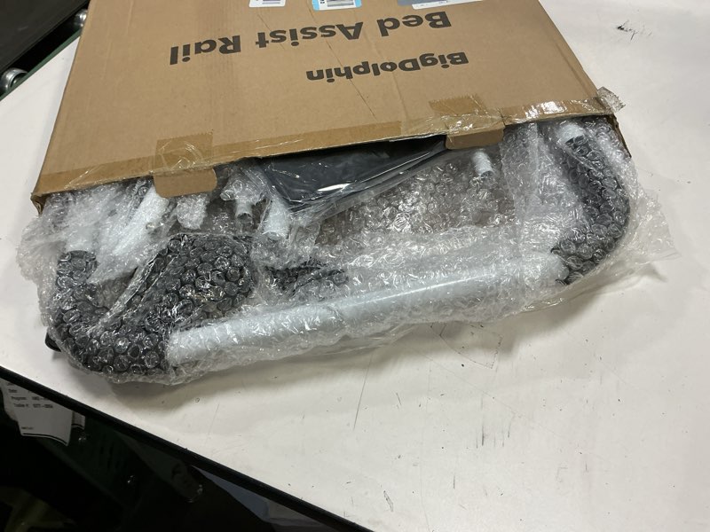 Condition photo showing Good Condition for BigDolphin Bed Assist Rail for Elderly - ASTM Approved, 400 LBS Capacity, Tool-Free, Stable Bed Assist Rails for Seniors with Ergonomic Non-Slip Handle & Storage Pocket Black Large-Straight handle