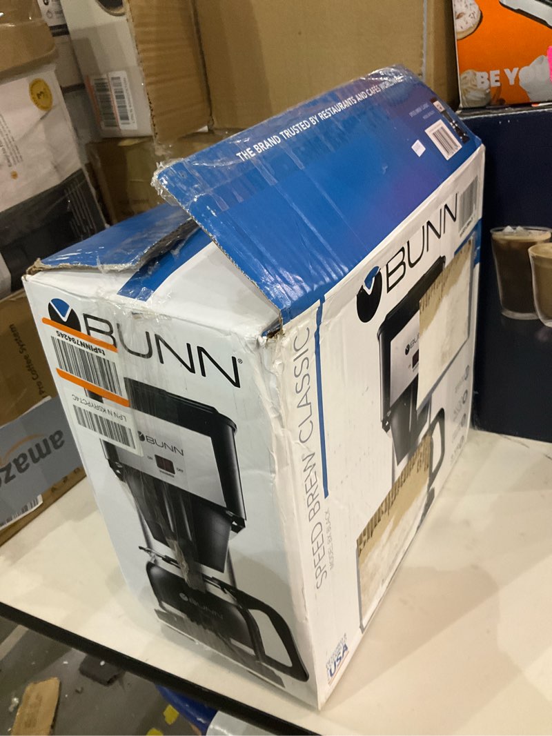 Condition photo showing As Is for BUNN BX Speed Brew Classic 10-Cup Coffee Brewer, Black