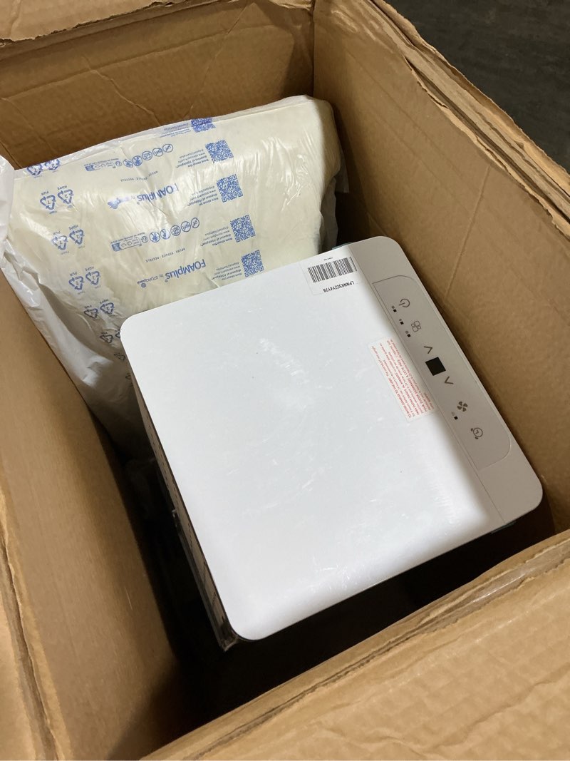 Condition photo showing As Is for (similar) energlow 8000 btu portable air conditioner, 5-in-1 cools 350 sq.ft, quiet ac unit with fan & dehumidifier, led display, remote, 24h timer, window kit, for bedroom/office/dorms/apartment 8,000