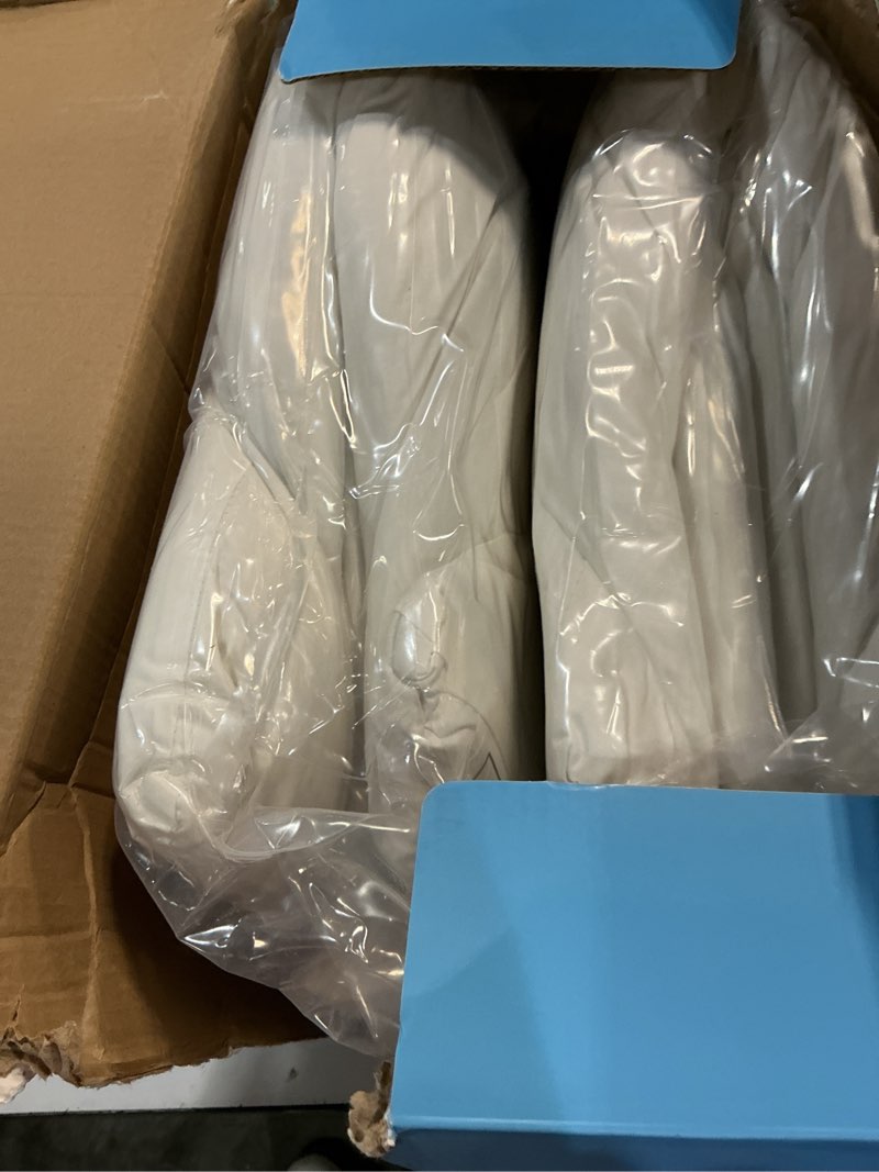 Condition photo showing New/Like New for savori 16x24 lumbar pilow insert, set of 2 down feather 16x24 euro pillow inserts, soft fluffy sleeping pillow with 100% cotton cover, decorative throw pillows for couch sofa bed-white 16x24 inch