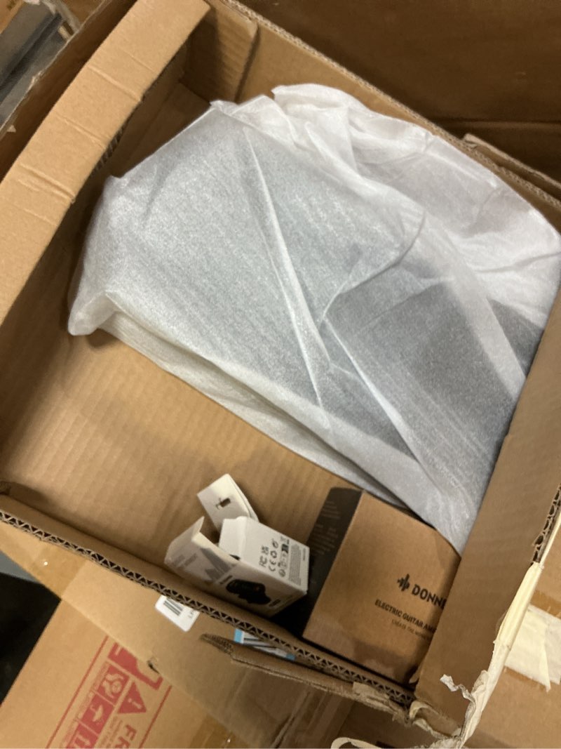 Condition photo showing Good Condition for Donner DST-100B 39 Inch Electric Guitar Beginner Kit Solid Body Full Size Black HSS for Starter, with Amplifier, Bag, Digital Tuner, Capo, Strap, String,Cable, Picks Black 39" Right Handed