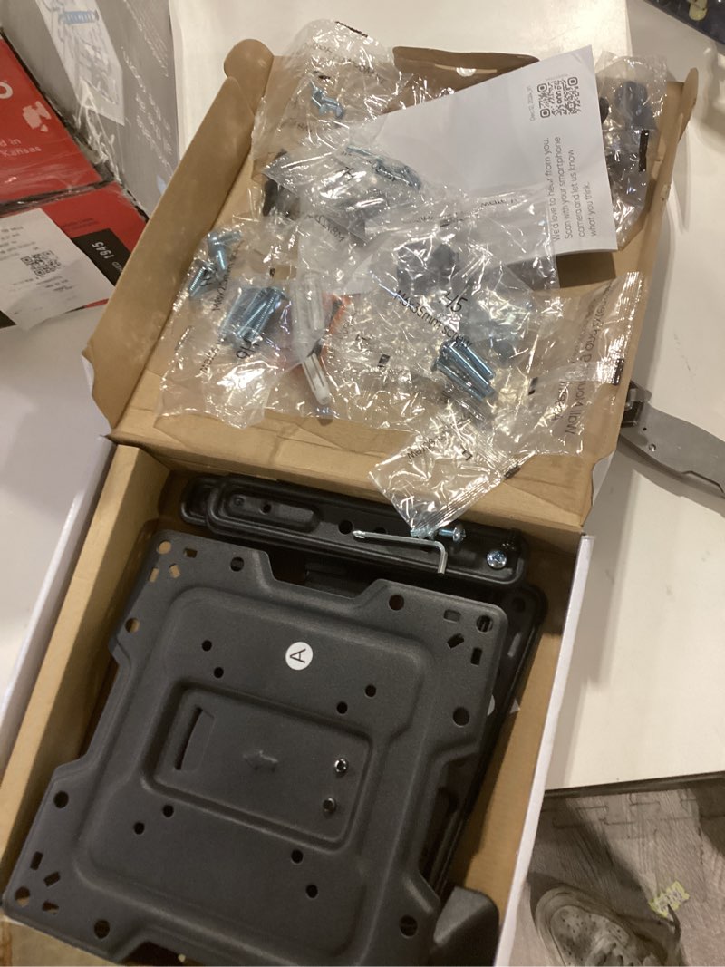 Condition photo showing Good Condition for onn full motion tv wall mount for 19" to 50" tvs, ul listed, swivel ±45°, up to +5/-15°tilting