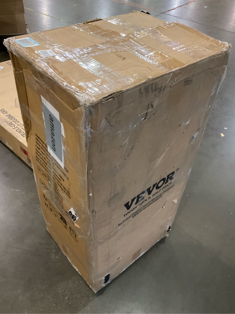Condition photo showing As Is for VEVOR Fuel Caddy, 32 Gallon, Portable Fuel Tank with 12V DC 15 GPM Electric Fuel Transfer Pump, 13 f