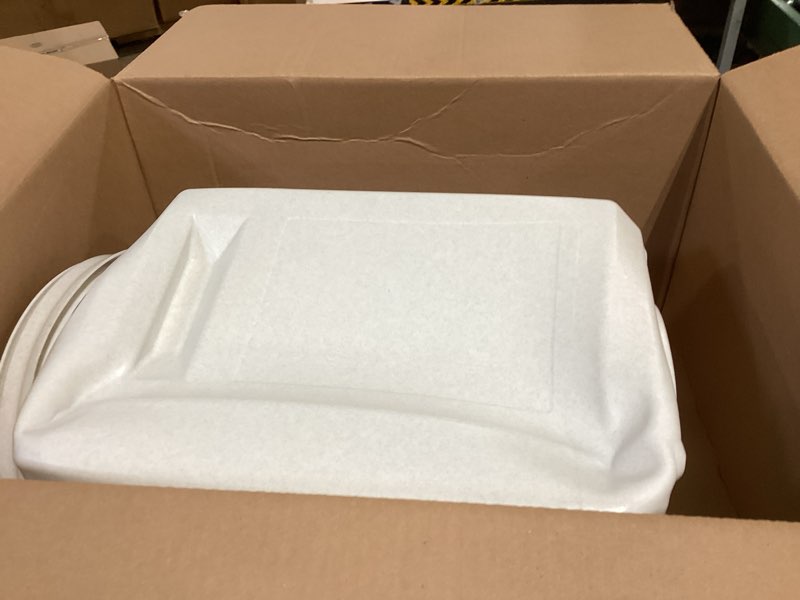 Condition photo showing As Is for gamma2 vittles vault pet food storage containers - sealed dog and cat food storage container, fits up to 50lbs, made in the usa - [14"l x 20"h] 50 pounds
