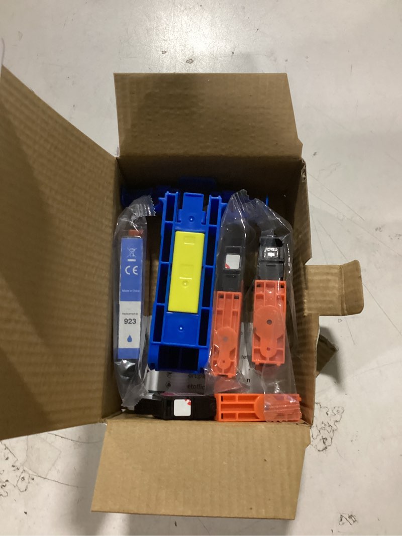 Condition photo showing Good Condition for 923 Ink Cartridges Combo Pack Replacement for HP 923 Ink Cartridges for HP Printers Work for HP OfficeJet Pro 8130e 8135e 8139e 8138e 8122e 8120 8124e 8122 8120e Printer Ink (4 Pack) 923 black color