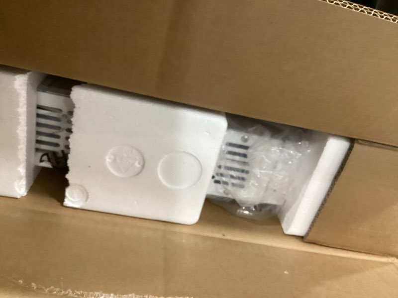 Condition photo showing New/Like New for 800W Plug-in Convection Electric Panel Wall Heaters for Indoor Use, Quiet Fan-Less Design, Freestanding/Wall Mount Space Heater with Adjustable Thermostat, 24H Timer, Digital Display(White)