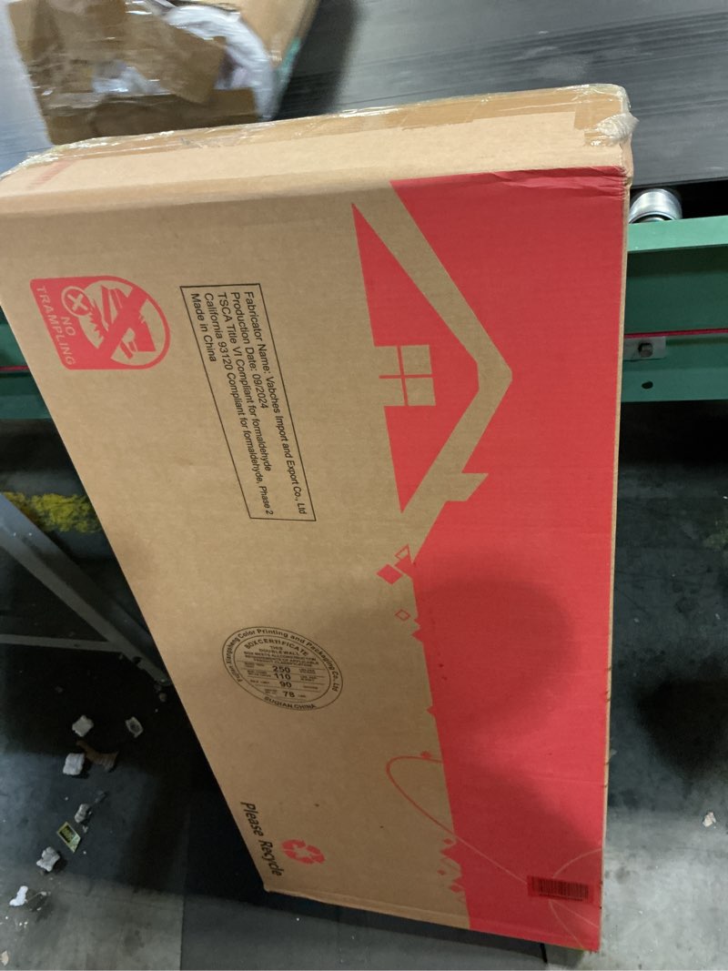 Condition photo showing New/Like New for Over The Toilet Storage Cabinet, Bamboo Over Toilet Bathroom Organizer Cabinet with 2 Doors, Freestanding Home Space Save Toilet Rack for Restroom, Bathroom, Laundry, White Bamboo White