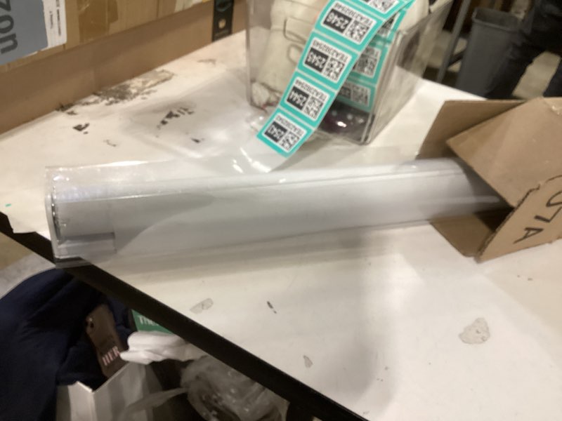 Condition photo showing Good Condition for Cordless Roller Shades Blackout Blinds for Windows Room Darkening Rolled Up Shades with Spring System, UV Protection Natural Linen Fabric Window Shades Door Blinds for Home?45" W x 72" H, Linen Cream 45"W x 72"H Linen Cream