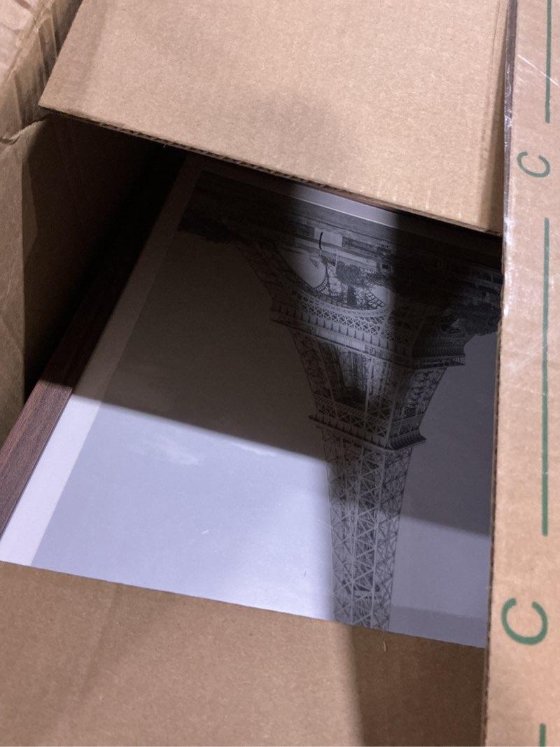 Condition photo showing Good Condition for upsimples 12x18 Picture Frame, Display Pictures 11x17 with Mat or 12x18 Without Mat, Wall Hanging Photo Frame, Brown, 1 Pack Brown 12x18