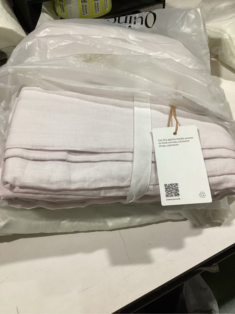 Condition photo showing Good Condition for similar style.. nicetown blush pink room darkening curtains 63 inches long 2 panels for girls room, bedroom, nursery thermal insulated blackout drapes solid grommet noise reducing window curtains, w40 40\"w x 63\"l (pack of 2) blush pink