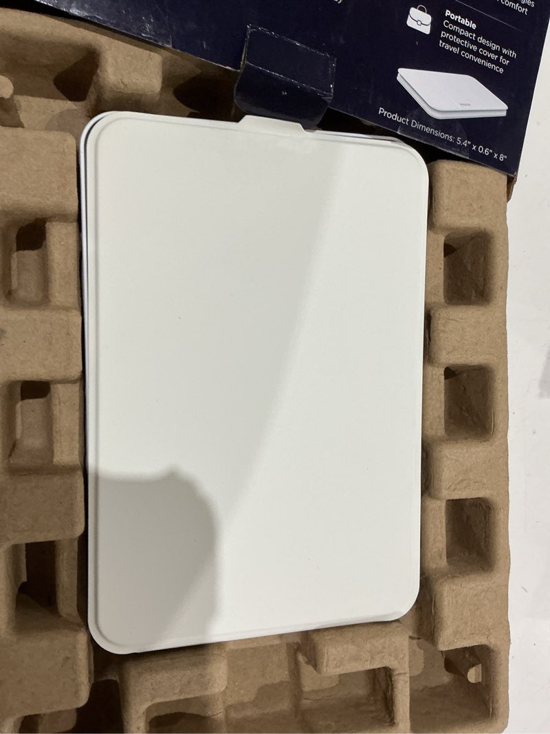 Condition photo showing Good Condition for ihome travel mirror with light and adjustable stand, shatterproof makeup mirror with rechargeable battery white