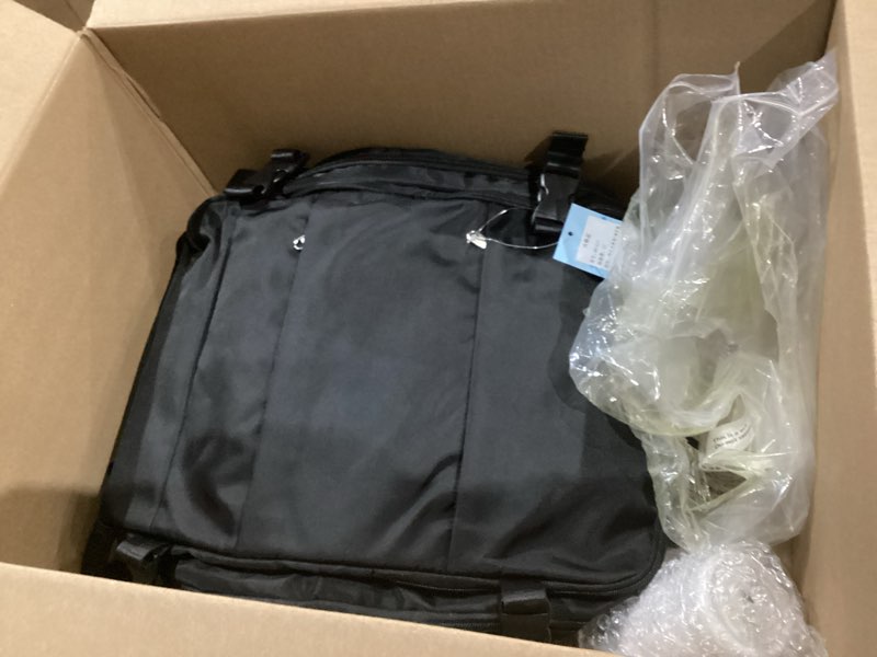 Condition photo showing As Is for Vacuum Travel Backpack with Pump Women,Personal Item Carry on Backpacks Flight Approved 18x14x8 inches Men,Laptop Waterproof Work Compression bags Casual Daypack Mochila de Viaje Compresion al Black F-black(with Electric Air Pump) M-Vacuum Compression