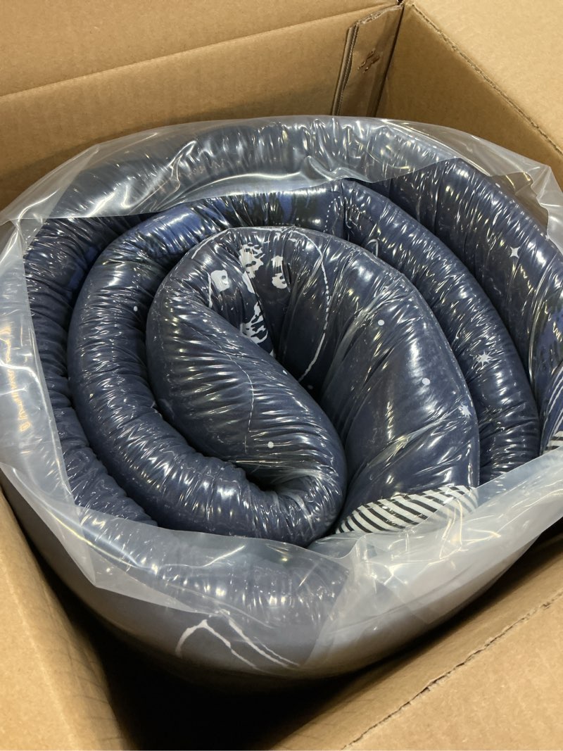 Condition photo showing New/Like New for maxyoyo navy space adventure japanese floor futon mattress, thicken tatami mat sleeping pad foldable roll up mattress floor lounger couches and sofas for kids twin size vivid-space adventure twin