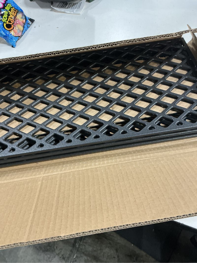 Condition photo showing New/Like New for hiorucet cast iron grill grates for traeger 780 & pro 780 pellet grills and traeger ironwood 885, hdw436, hdw443, kit0451 cooking grid grates for traeger grill replacement parts, 3 pack. for traeger pro 780