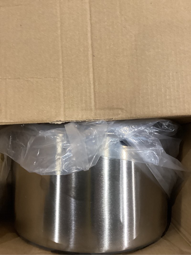 Condition photo showing Good Condition for 1Gallon Large Dog Water Bowl No Spill, [Anti Digging Lid & Rubber Bottom] Spill Proof Dog Bowl, Anti Splash Mess Dripless Slow Drinking Stainless Steel Water for Sloppy Messy Drinkers Car
