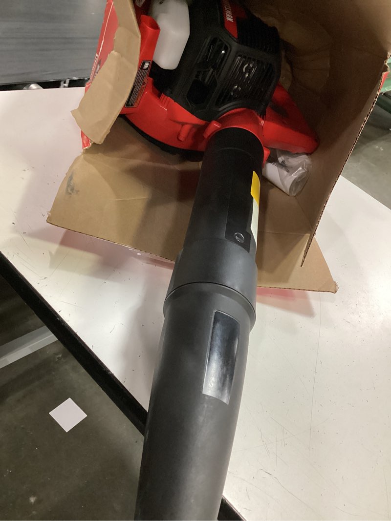 Condition photo showing As Is for craftsman cmxgaama25bl 200 mph 430 cfm gas handheld leaf blower