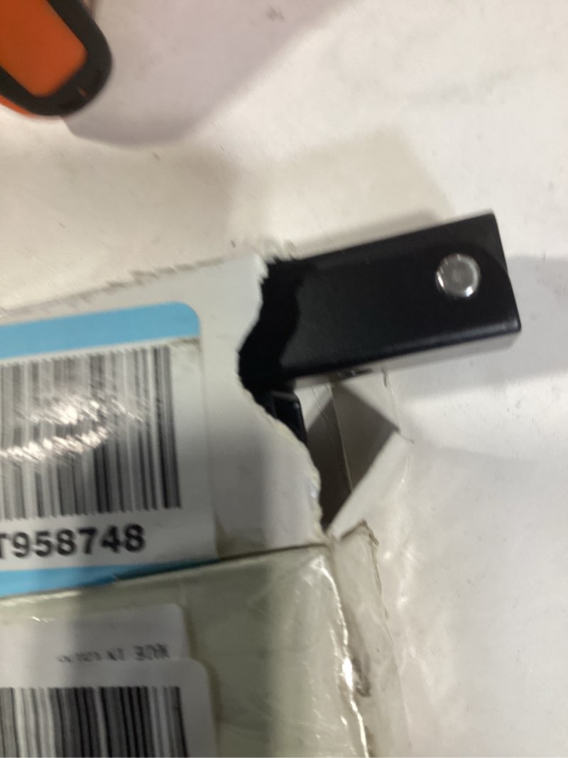 Condition photo showing Good Condition for folding shelf brackets, 20 inch 4 pcs folding shelf hinge heavy duty shelf brackets,collapsible brackets for foldable shelf,wall mounted table brackets space-saving black 20 inch 4 pcs