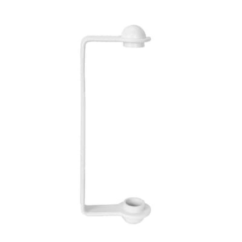 style selections white plastic wall-mount paper towel holder