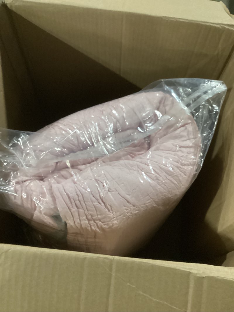 Condition photo showing Good Condition for tinyharbo premium foam baby play mat 71" x 59" with removable cover, extra thick padding playpen mat, non-slip floor mat, stylish & easy to clean for crawling baby, infants & toddlers, pink solid color - pink 71" x 59"