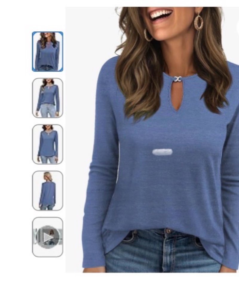 Long Sleeve Shirts for Women Crew Neck Women Long Sleeve Tops Casual Fall Tops Trendy Cute T Shirts ( SIZE M)