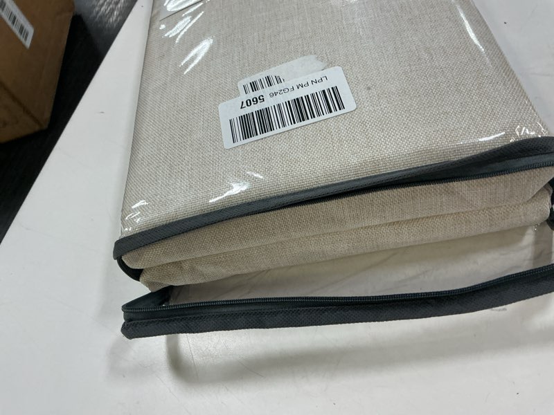 Condition photo showing Good Condition for 100% Blackout Shield Linen Blackout Curtains for Bedroom 90 Inches Long, Back Tab/Rod Pocket Living Room Drapes, Thermal Insulated Blackout Curtains 2 Panels Set, 50" W x 90" L,Cream Cream 50"W x 90"L (Pack of 2)