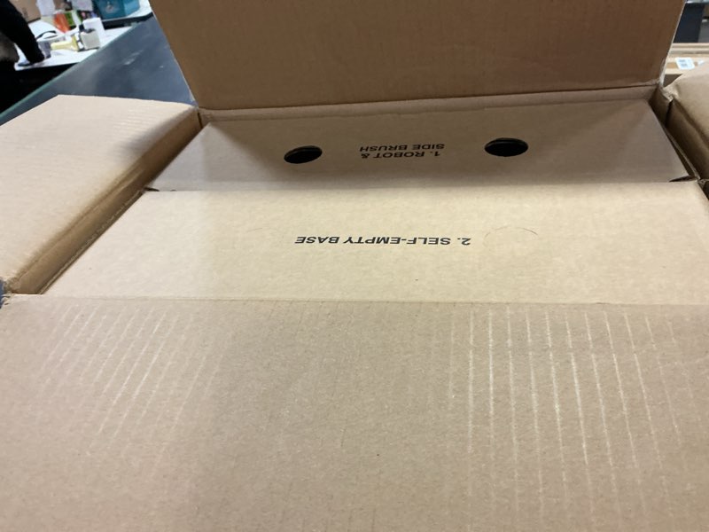 Condition photo showing New/Like New for Shark AI Ultra Voice Control Robot Vacuum with Matrix Clean Navigation, Home Mapping, 60-Day Capacity, XL Self-Empty Base for Homes with Pets, Carpet & Hard Floors, Cool Grey Matrix Clean Auto Empty (60 Days)