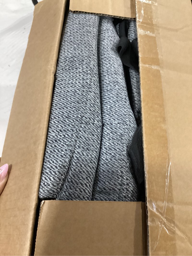 Condition photo showing Good Condition for road comforts car seat covers for front seat, low back heavy duty breathable flax seat protector, airbag, not seat belt compatible, washable seat cover fits for most cars, trucks, suvs, vans gray front low back gray