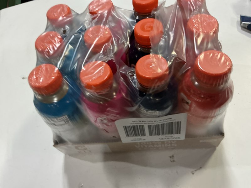 Condition photo showing New/Like New for (BBD 12/18/2025). Gatorade Fit Electrolyte Beverage  Healthy Real Hydration  New 2.0 4 Flavor Variety Pack  16.9.oz Bottles (12 Pack)