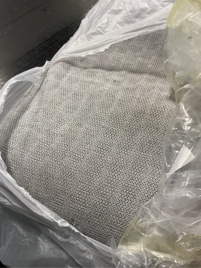 Condition photo showing item condition for Living Room Rug 7x10 Gray Area Rugs Machine Washable Abstract Boho Large Rug Non-Slip Non-Shedding Faux Wool Indoor Vintage Carpet for Bedroom, Classroom, Dining Room, Kids Playroom 7' x 10' (Rectangular) Grey