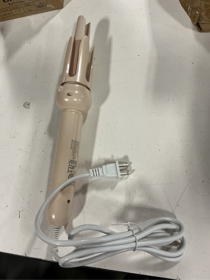 Condition photo showing Good Condition for pretihom automatic rotating curling iron - 1.1 inch (28mm) curling wand for beach waves, anti-scald, anti-tangle, ceramic coating, dual voltage, hair curler for women, all hair types