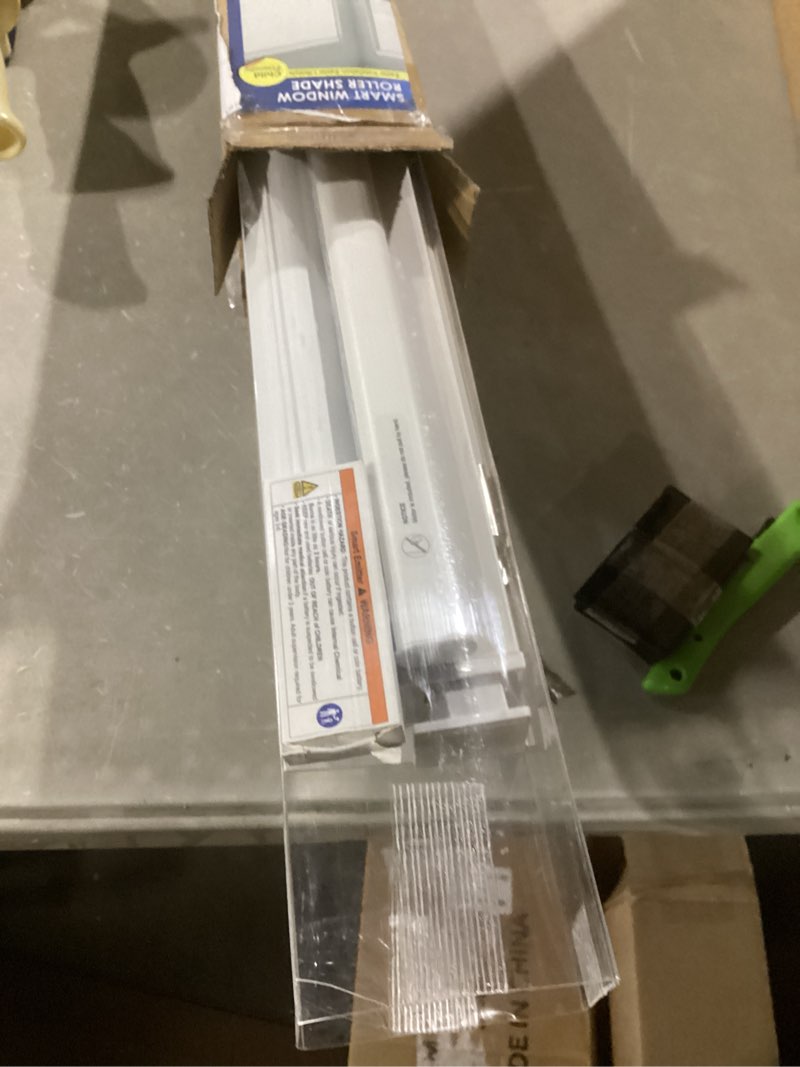 MANSNIX Smart Motorized Blinds with Remote, Cordless No-Drill Automatic Roller Shades, Blackout Elec