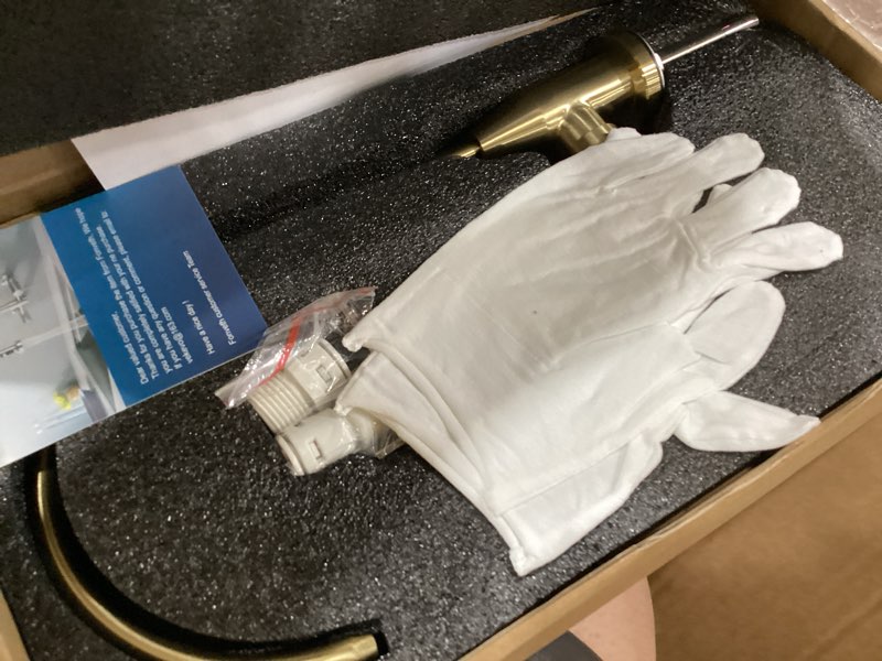 Condition photo showing Good Condition for drinking water faucet, black and champagne gold ro faucet kitchen water filter faucet for non-air gap reverse osmosis water filtration system 02 black and gold