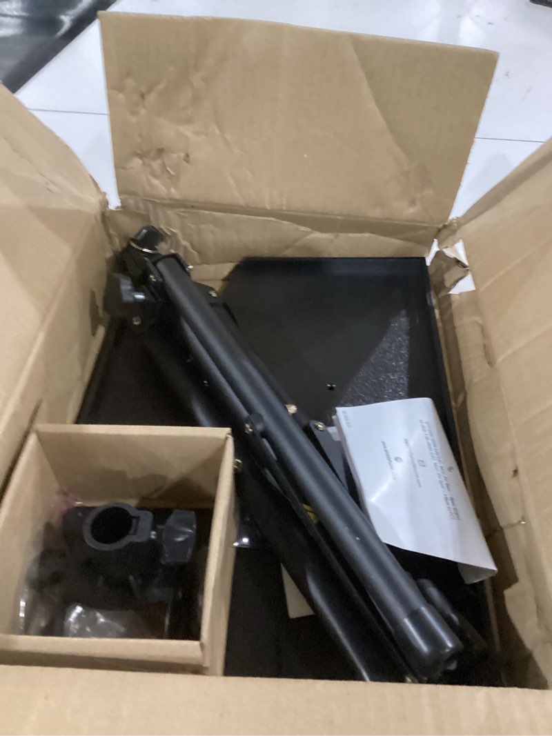 Condition photo showing As Is for amada projector stand, laptop stand with adjustable height 22 to 36 inch, heavy duty projector mount as dj racks, portable projector tripod stand, tall floor stand for office, home, stage or studio 22-36 inches