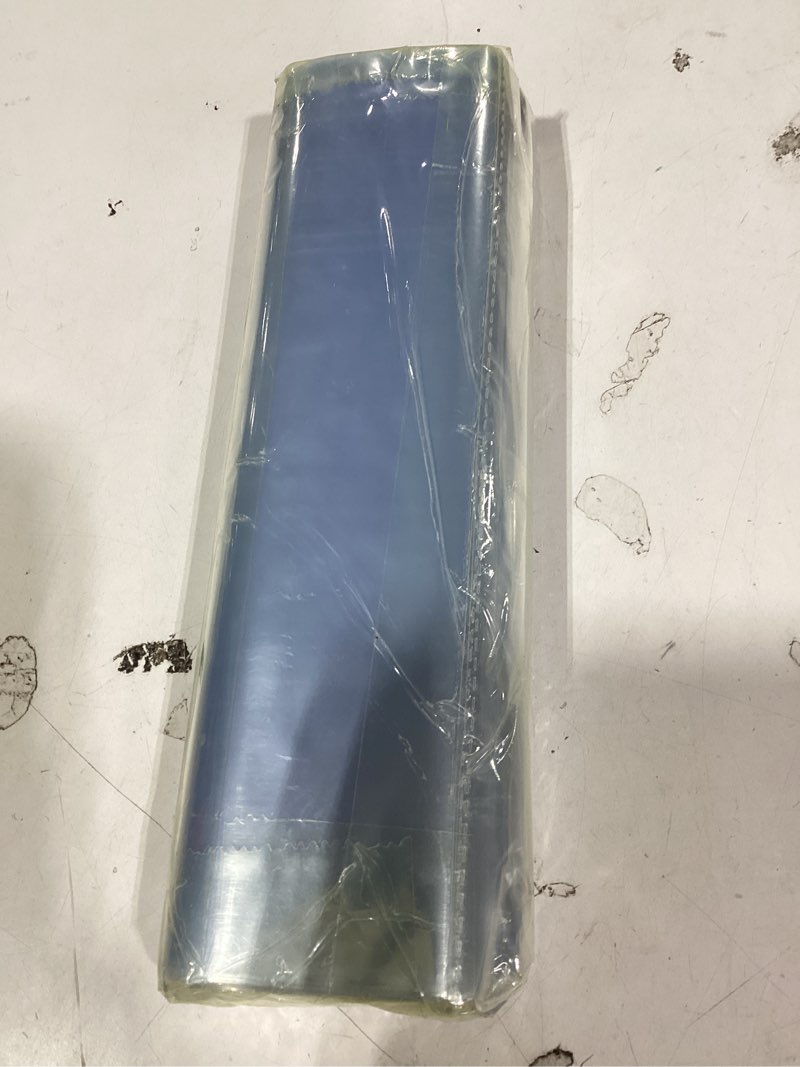 Condition photo showing Good Condition for pvc shrink wrap bags 11x18 inches 100pcs heat shrink wrap bags is used to store wrap embellished, gift baskets, shoes, jars, industrial grade shrink wrap bags transparent