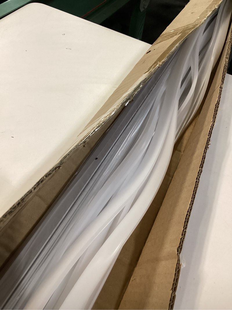 Condition photo showing Good Condition for LED Strip Pre-Drilled White U Channel Diffuser 10-Pack 3.28FT,Surface Mounted Tape Light Aluminum Track with Continuous Silicone Cover. Flush Installed Low Profile (White, 10X3.3FT) White 10X3.3FT