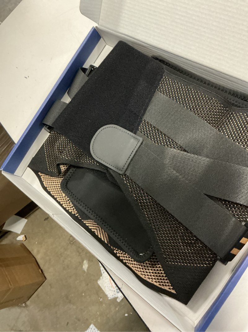 Condition photo showing Good Condition for jiufentian copper back brace for lower back pain with composite support technology for herniated disc, sciatica & recovery - airflow knit 3.0 for enhanced durability and breathability(medium)