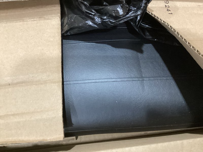 Condition photo showing Good Condition for 24 inch wheelchair seat replacement,heavy-duty wheelchair seat replacement 24x18,vinyl seat upholstery,embossed,replacement parts, w/hardware,suitable for k7,bariatric sentra ec wheelchairs(1ea,black)