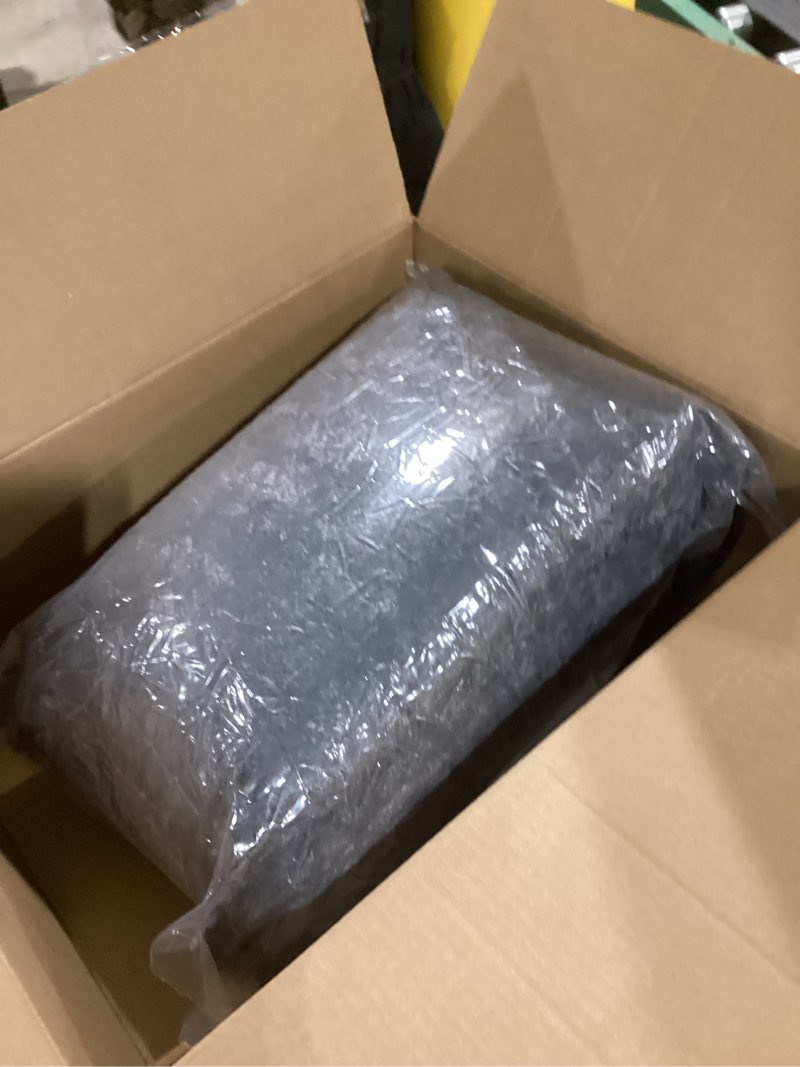 Condition photo showing As Is for Ophanie Upgrade Rugs Fluffy Shaggy Soft Area Rug Non-Slip Indoor Floor Carpet 3x5 Ft Medium Gray 3' x 5' (Dorm 20-40ft²) Medium Gray