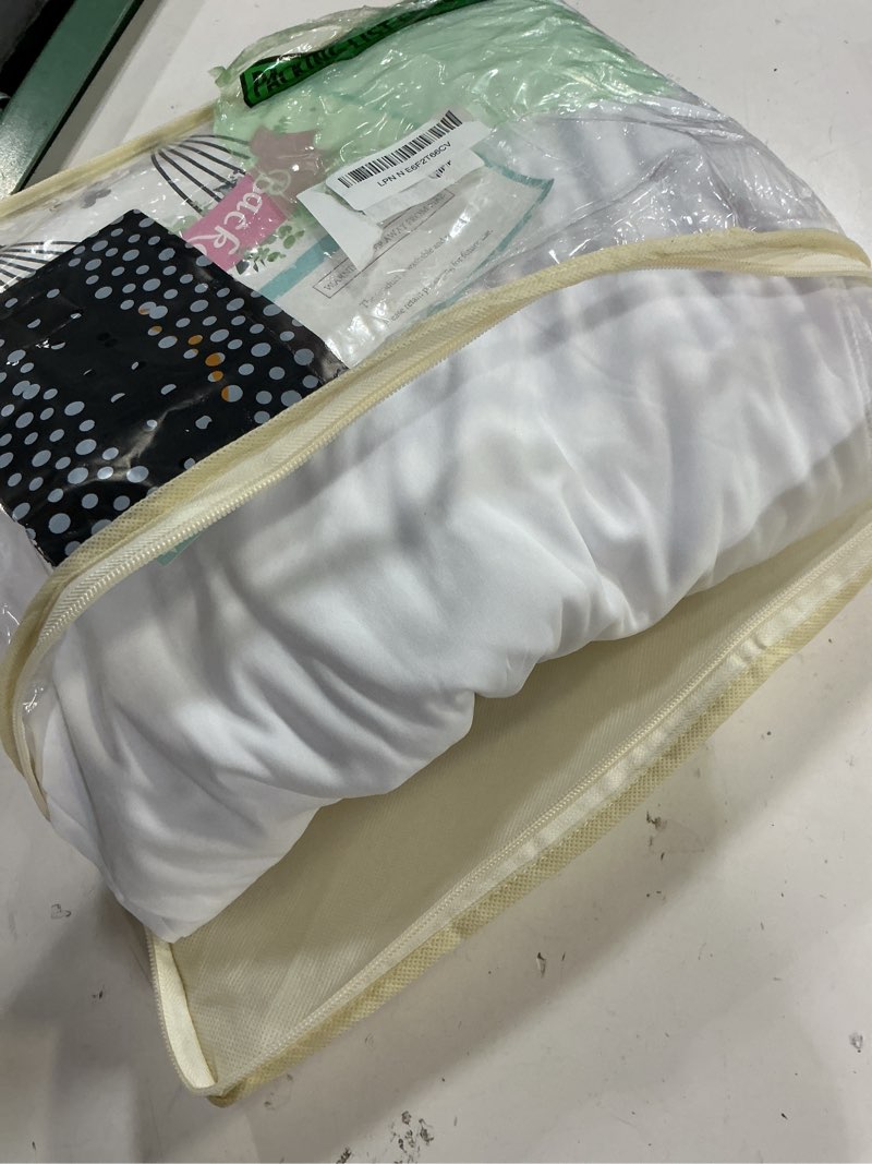 Condition photo showing Good Condition for 20ft×12ft white backdrop curtain for wedding parties, 4 panels wrinkle free polyester photo backdrop drapes back drop cloth for birthday photography background w5' x h12'(4 panels) white