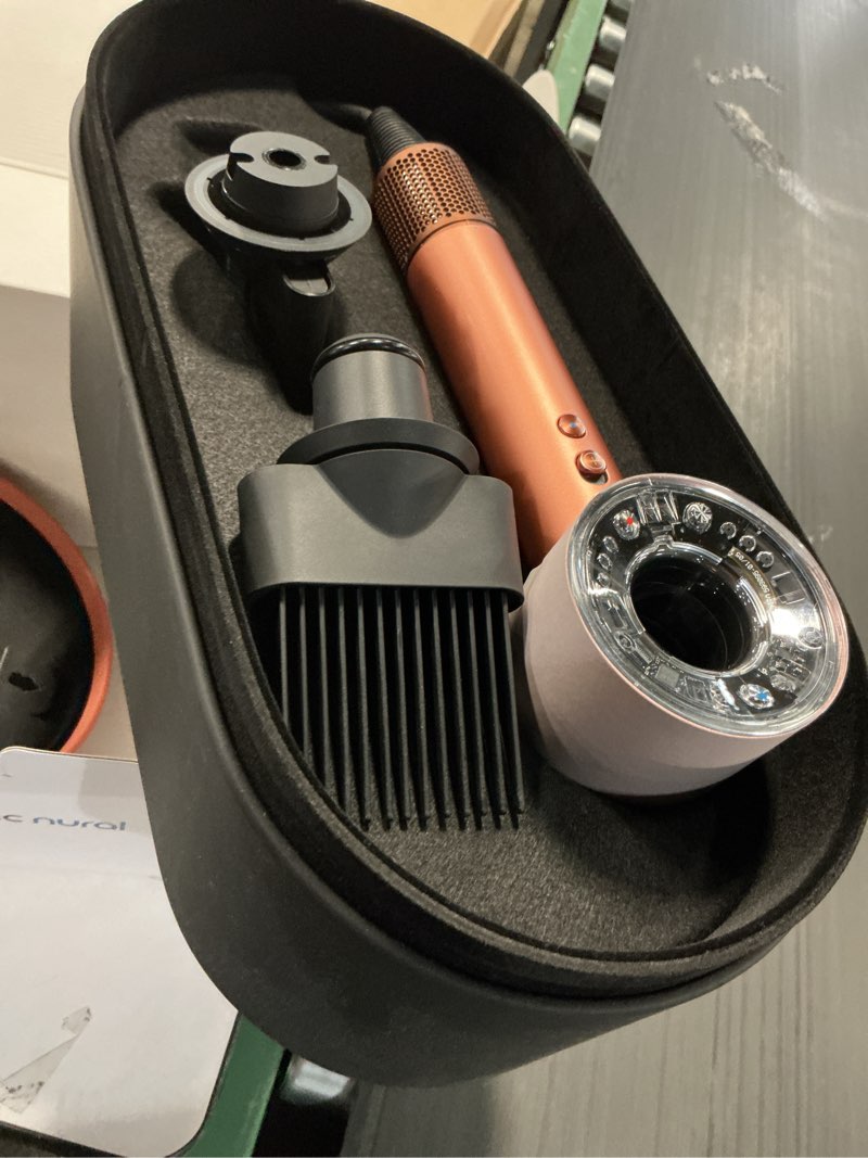 Condition photo showing Working Condition Verified for Dyson Supersonic Nural™ Hair Dryer Amber Silk